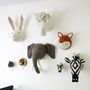 Decorative Felt Animal Heads For Childrens Bedrooms, thumbnail 1 of 12