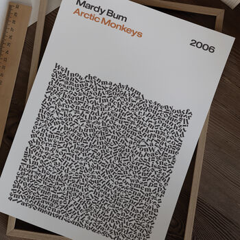 Arctic Monkeys Mardy Bum Lyrics Print, 9 of 9