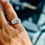 Meaningful Men's Signet Ring Sigma, thumbnail 4 of 8