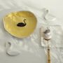 Handmade Ceramic Black Swan Pastel Plate, thumbnail 2 of 7