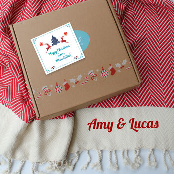 Handwoven Throw Blanket Christmas Gift For Her, 2 of 12