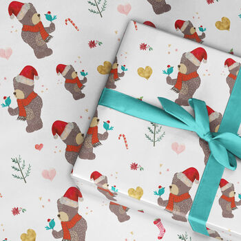 Christmas Memorial Gift Wrapping Paper Roll Or Folded, 3 of 3