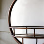 Compact Bronzed Circular Mirror With Shelf, thumbnail 5 of 5