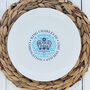 King's Coronation Plate With Blue Emblem, thumbnail 1 of 2