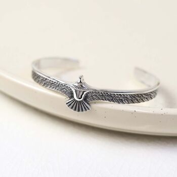 Sterling Silver Freedom Bangle, 6 of 7