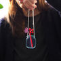 Flowers And Vase Necklace, thumbnail 5 of 10