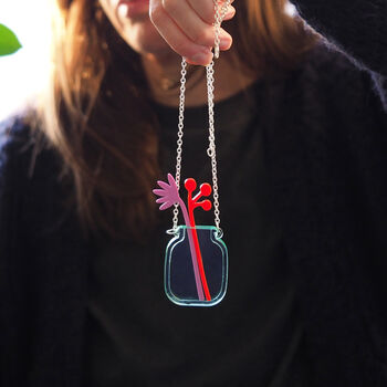 Flowers And Vase Necklace, 5 of 10