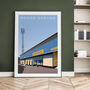 Oxford United Manor Ground London Road Entrance Poster, thumbnail 1 of 8