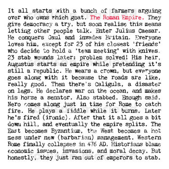 Roman Empire Gift Print, 2 of 9