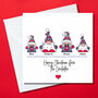Personalised Gonk Family Christmas Cards, thumbnail 1 of 3