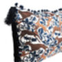 The Rabbit And Whippet Blues Rectangle Cushion, thumbnail 3 of 3