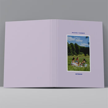 Hardback Notebook Personalised Name Photo Frame Design, 3 of 6