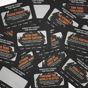 Couple's Challenge: Foodies Edition Scratch Off Reveal Cards, 2 of 6