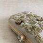 Cream Gold Embroidered Rectangular Clutch Bag, thumbnail 10 of 10