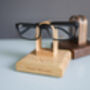 Luxury Oak Glasses Stand Display Holder Personalised, thumbnail 5 of 6