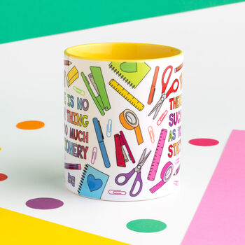 Colourful Stationery Lover Mug, 2 of 3
