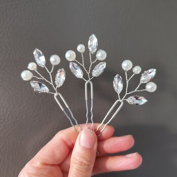 Bridal Hair Accessories Set Of Three, 2 of 9