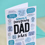 Personalised Emergency Dad Jokes ® Card, thumbnail 2 of 5