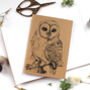 A6 Owl Notebook Choice Of Four Designs, thumbnail 5 of 8
