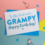 Birthday Card For Best Ever Grampy, thumbnail 1 of 2