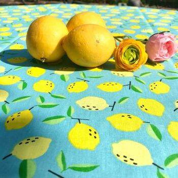 Provencal Lemon Design Tablecloth St Tropez, 5 of 7