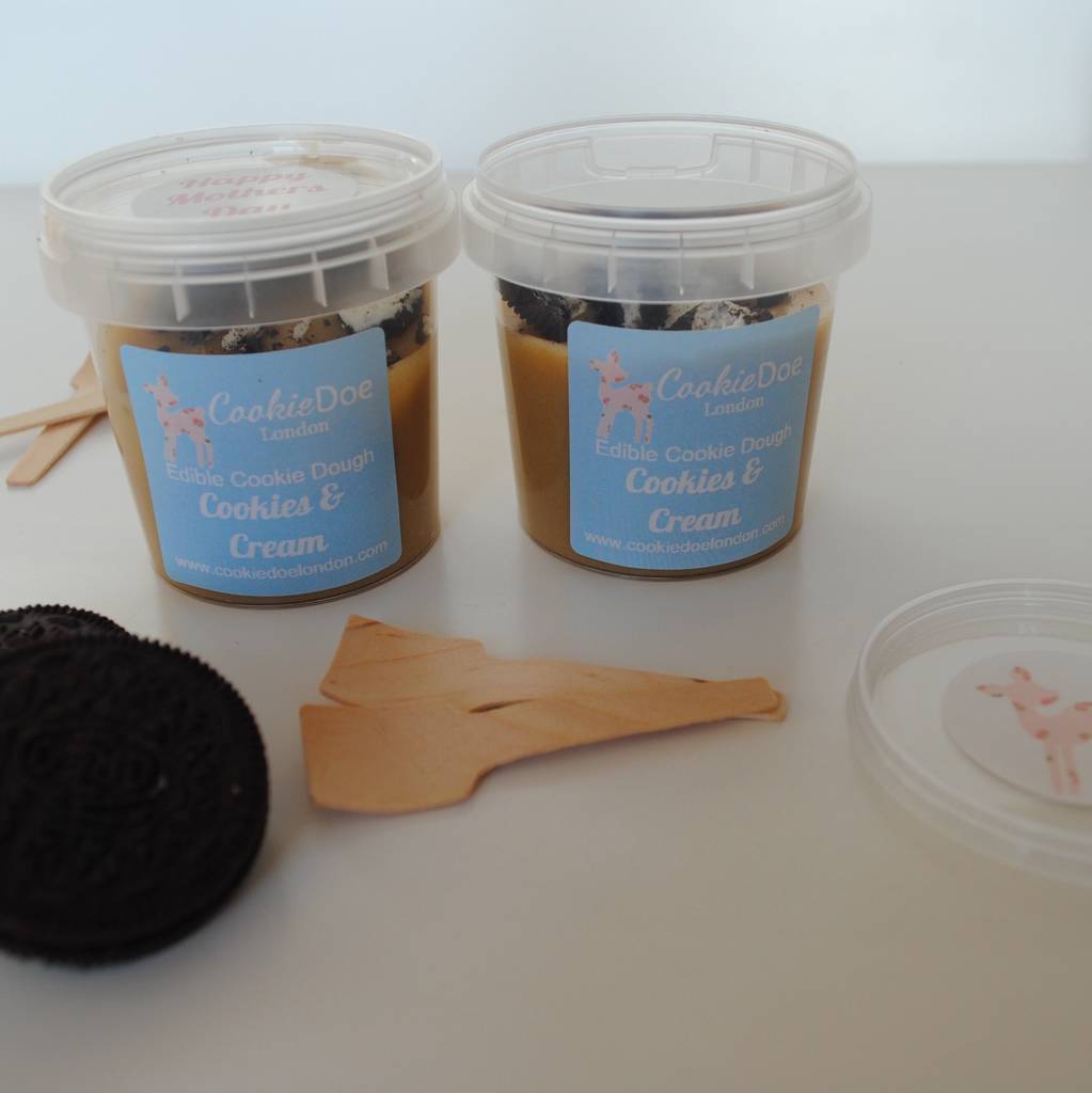 Cookies And Cream Cookie Dough Multi Pack By Cookie Doe London