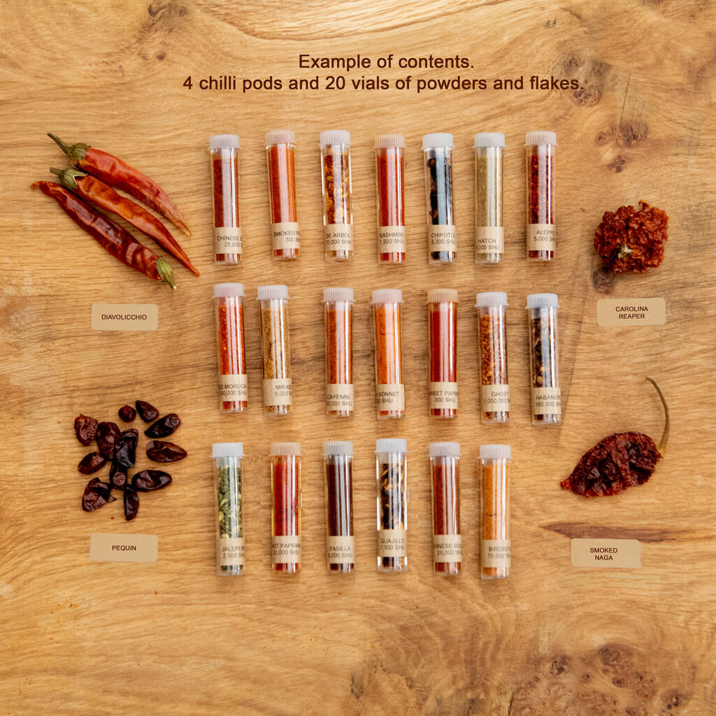 Advent Calendar With Gourmet Chilli Powders By Marvling Bros Ltd 