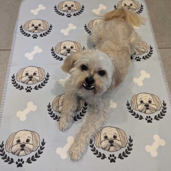 The Ulti Mutt Repeat Personalised Pet Blanket, 2 of 12