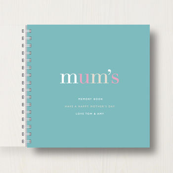 Personalised 'Mum's' Memory Book, 9 of 9