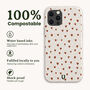 Red Hearts Eco Phone Case, thumbnail 3 of 5