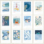2026 Coastal Illustrated Desk Calendar, thumbnail 4 of 5