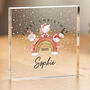 Personalised First Christmas Gift Acrylic Plaque, thumbnail 1 of 6