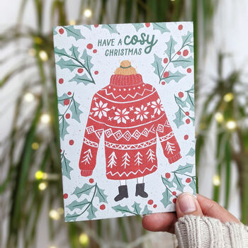 Have A Cosy Christmas Jumper Card, 2 of 3