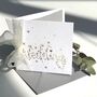 Laser Cut Wedding Word Love Diamond Card, thumbnail 8 of 12
