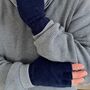 Women's Cashmere Fingerless Gloves, thumbnail 6 of 11