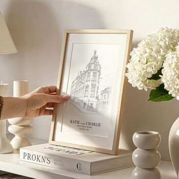 Personalised Fine Line Pencil Sketch Venue Portrait, 2 of 9