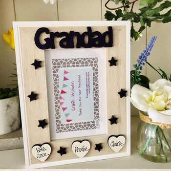 Personalised Dad Daddy Photo Frame Father's Day, 5 of 12