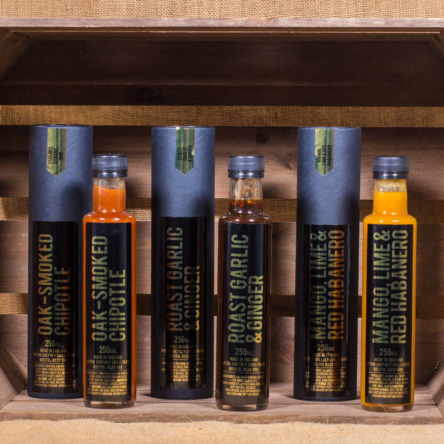 Chilli Connoisseur Extreme Chilli Sauce Gift Set By The Upton Cheyney