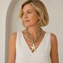 Natural Shell And Starfish Adjustable Cord Statement Necklace, thumbnail 1 of 2