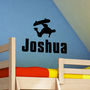 Personalised Boy Name Wall Stickers, thumbnail 4 of 5