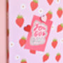 Strawberry Canvas Magnetic Noticeboard, thumbnail 3 of 3