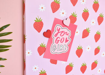 Strawberry Canvas Magnetic Noticeboard, 3 of 3