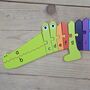 Wooden Crocodile Alphabet Puzzle, thumbnail 5 of 9