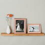 Personalised Oak Shelf With Photo Frame Options, thumbnail 7 of 12