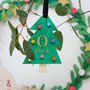 Personalised Wooden Christmas Tree Decoration, thumbnail 2 of 5
