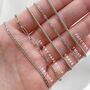 Sterling Silver Anchor Chain Necklace, thumbnail 4 of 5