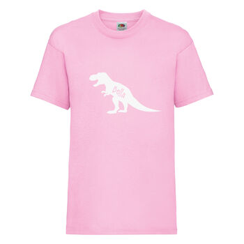 Personalised Kids Children's Dinosaur T Shirt, 4 of 9