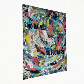 'No Rain No Flowers' Original Acrylic On Canvas, 2 of 4
