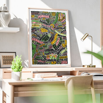 Warwickshire Wall Art – Warwick Illustrated Print – UK Town Gift, 2 of 7