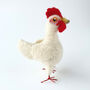 Needle Felted Chicken Ornament, thumbnail 3 of 9